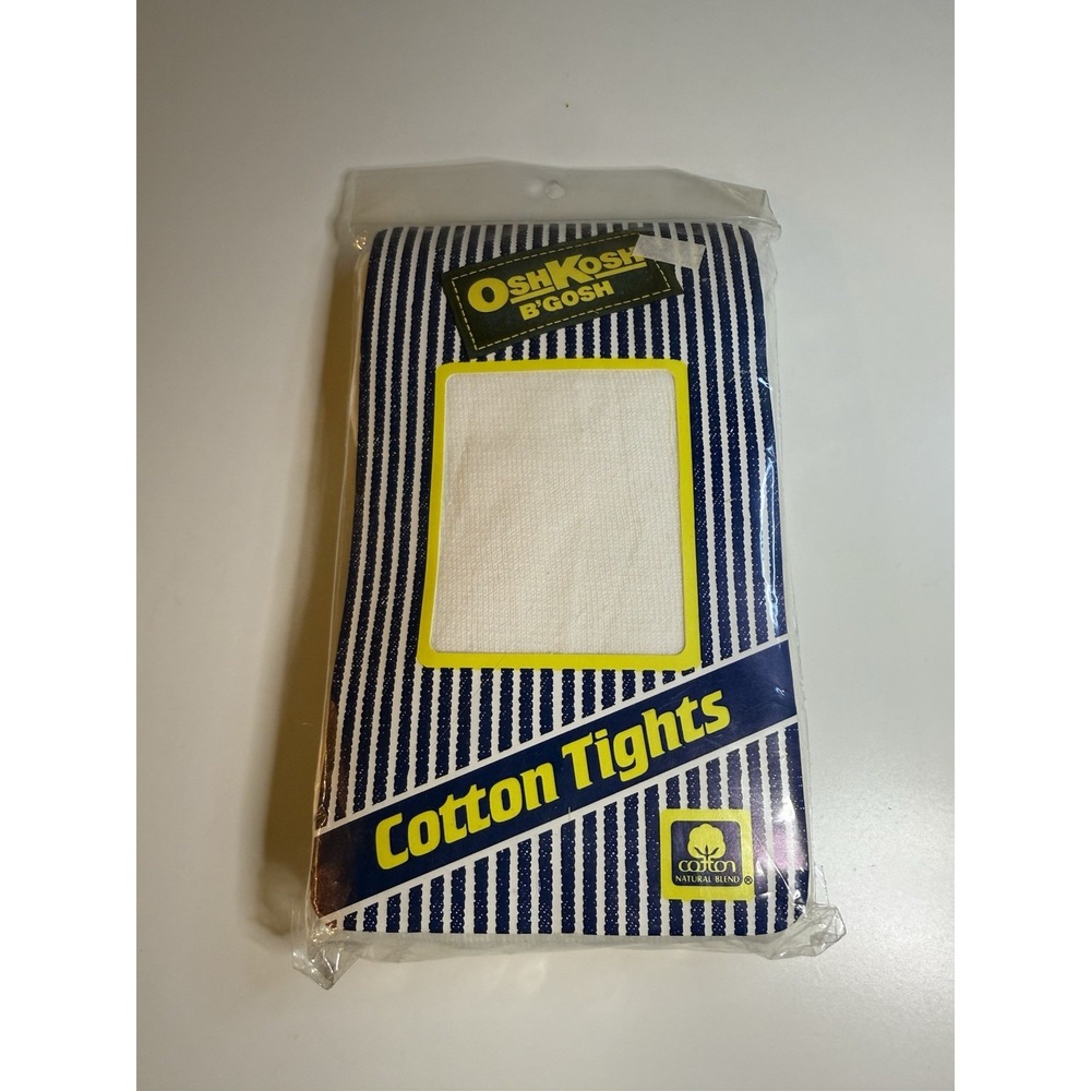 OshKosh B'Gosh Vintage Tights Girl's 0-6 Months‎ Cotton USA Made Kids